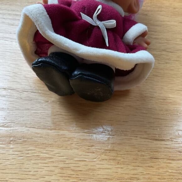 Vintage Troll Doll With Pink Hair & Santa Outfit - Picture 4 of 4
